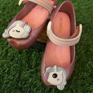 Mini Melissa Pink Unicorn Shoes
